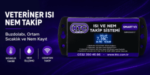 Veteriner Isı Nem Takip Cihazı (Buzdolabı, Ortam Sıcaklık ve Nem Kayıt)